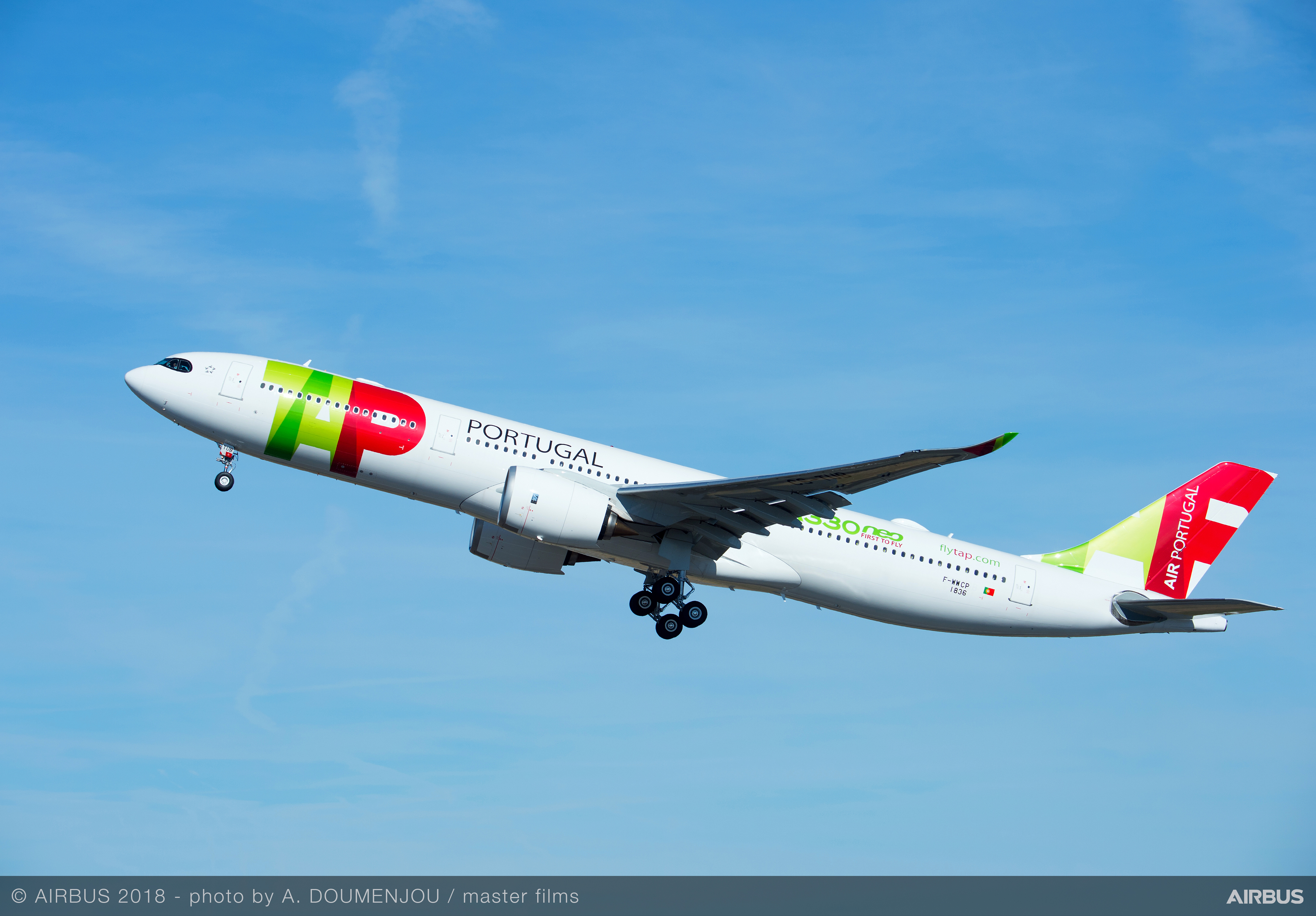 A TAP A330-900 with its Trent 7000 engines and revised wingtip. Airbus' delivery gallery illustrates the neo development.
