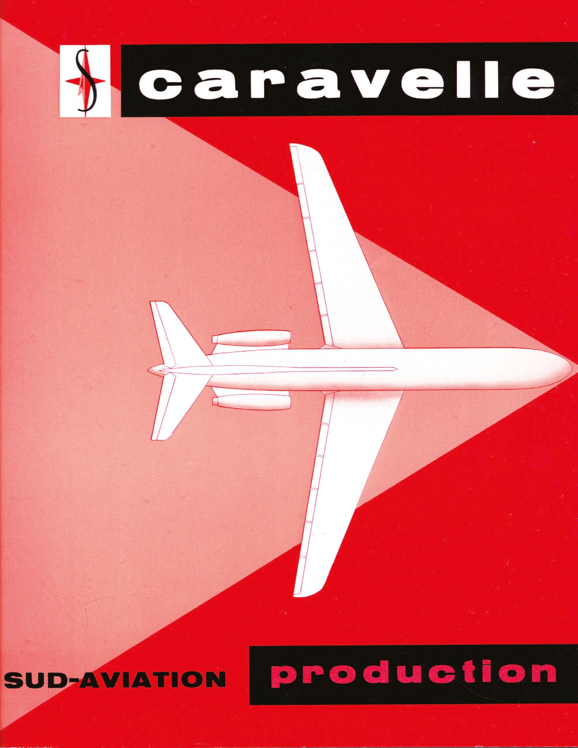 Period Caravelle promotional artwork, reproduced in Airbus' heritage collection.