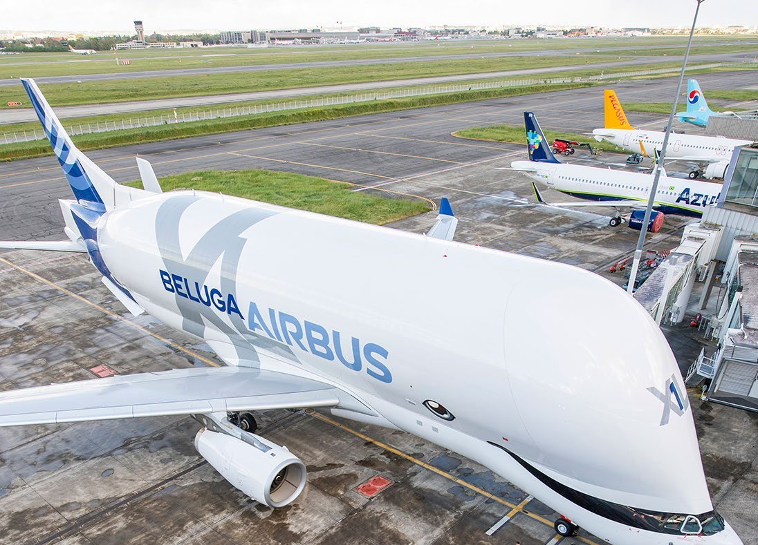 The A330-based BelugaXL in the corporate archive. It entered operational service on 9 January 2020.