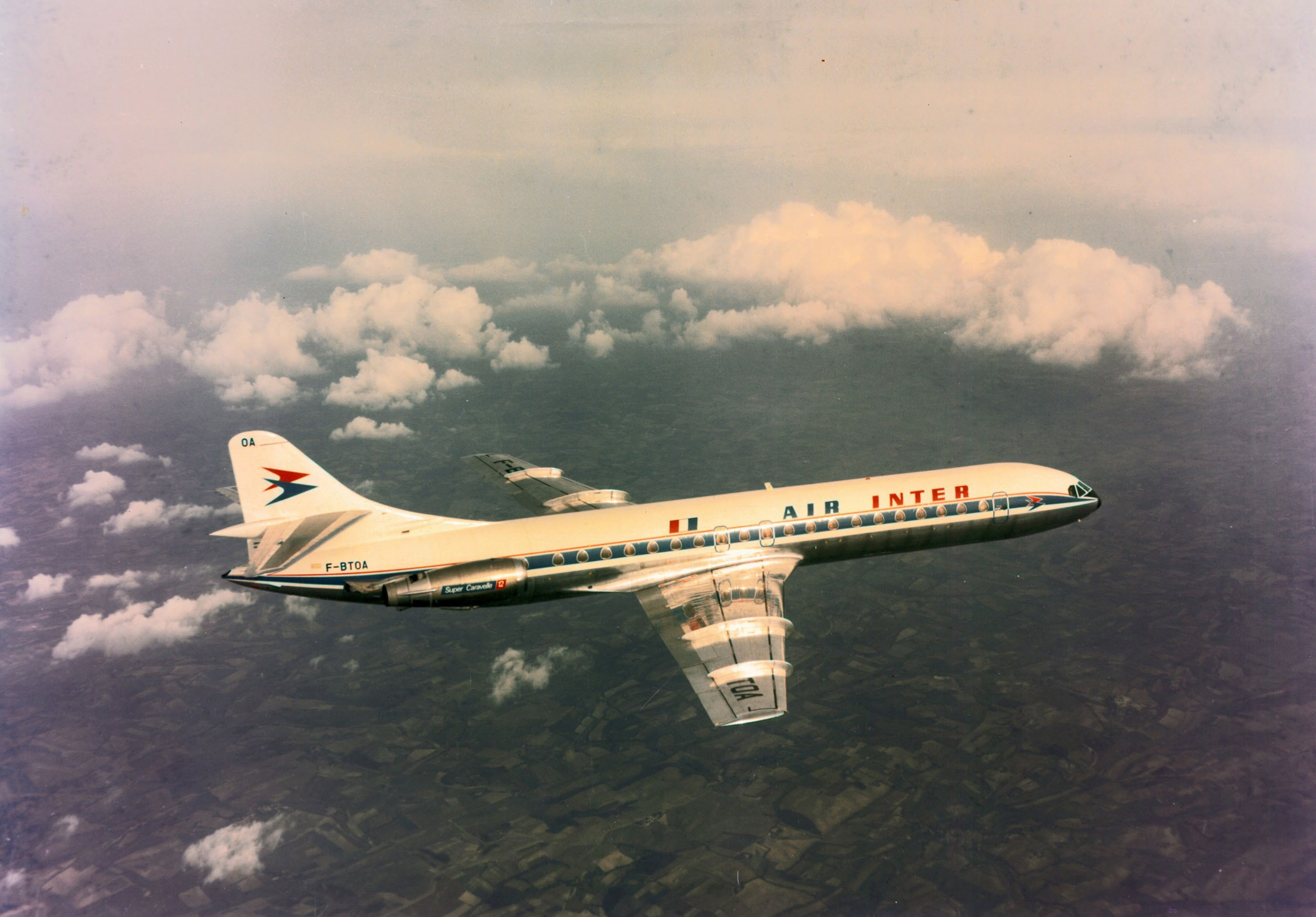 An Air Inter Caravelle in Airbus’s heritage archive: one of the predecessor programmes before Airbus Industrie.